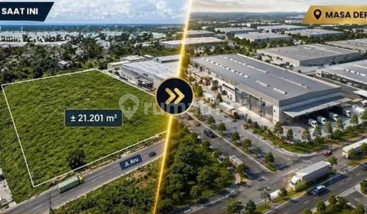 Dijual Tanah Industri di Kawasan Industri Mm2100 Cibitung Bekasi
