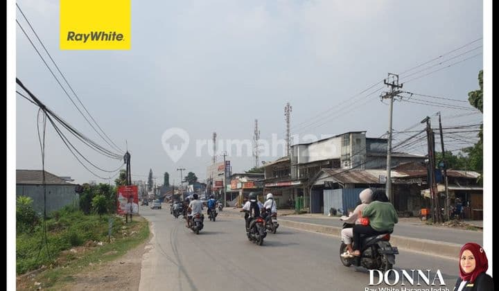 Muraah Banget.. Lahan Strategis Di Pinggir Jalan Raya Cibarusah