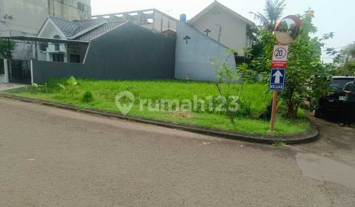 Dijual Tanan Kavling Dalam Clustervtaman Sari Kota Harapan Indah Posisi Hoek