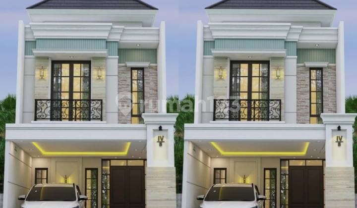 Rumah Baru Modern Jemursari Selatan 2 Lantai Atap Genteng Rooftop
