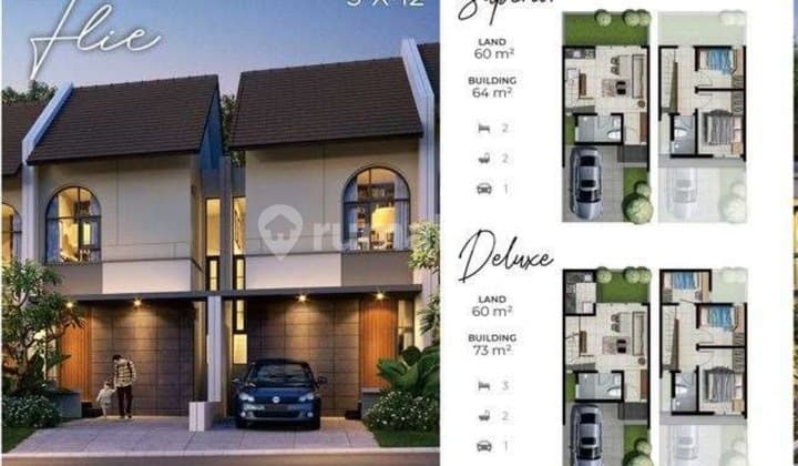 Rumah di Citraland Kedamean Cluster Havel Tipe Flie Superior 2 Lt