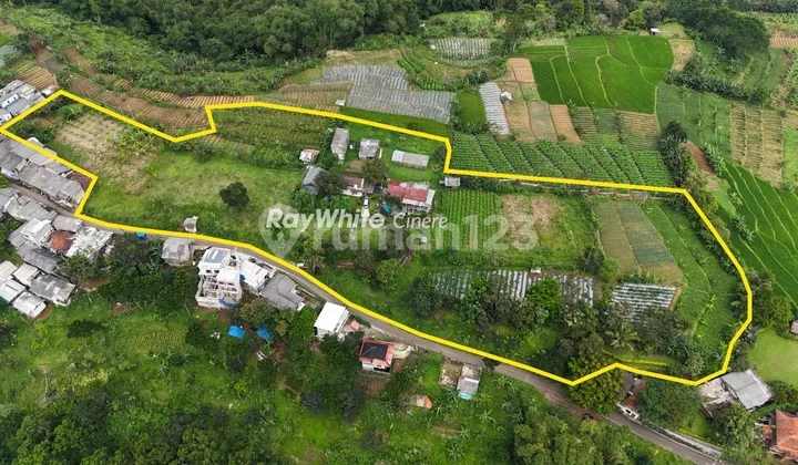 Dijual Tanah Luas 10,061 m2 di Daerah Perbukitan Gadog, Ciawi