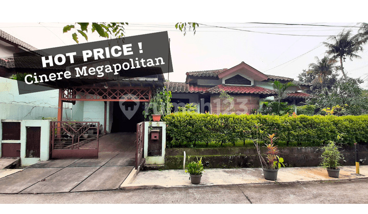 Rumah Lama Harga Rendah di Megapolitan Cinere