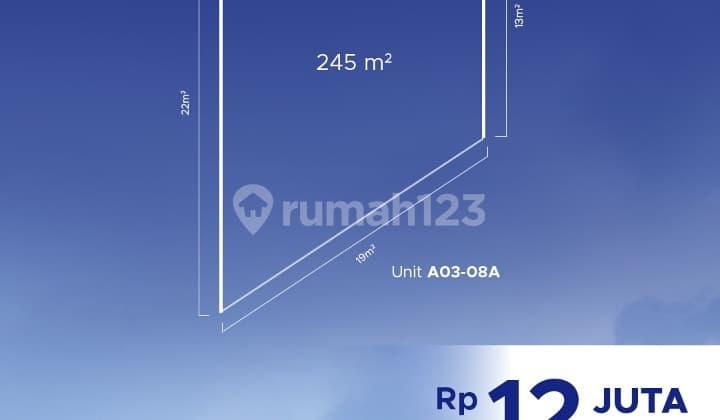 Kavling Tanah Diatas 200 M² Dalam Perumahan Fortunia Residence