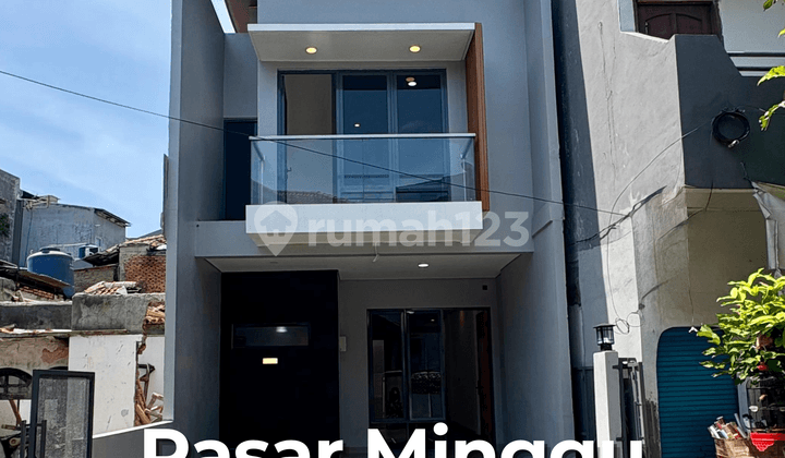 Rumah Bagus Unfurnished SHM Pasar Minggu, Jakarta Selatan