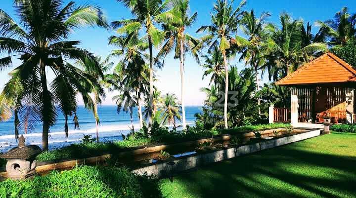 For Sale Beachfront Villa Soka Tabanan Bali Negotiable Price