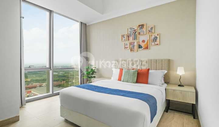 Apartment Menara Jakarta Condominium lantai sedang 1 BR full furnished di Kemayoran Jakarta Pusat