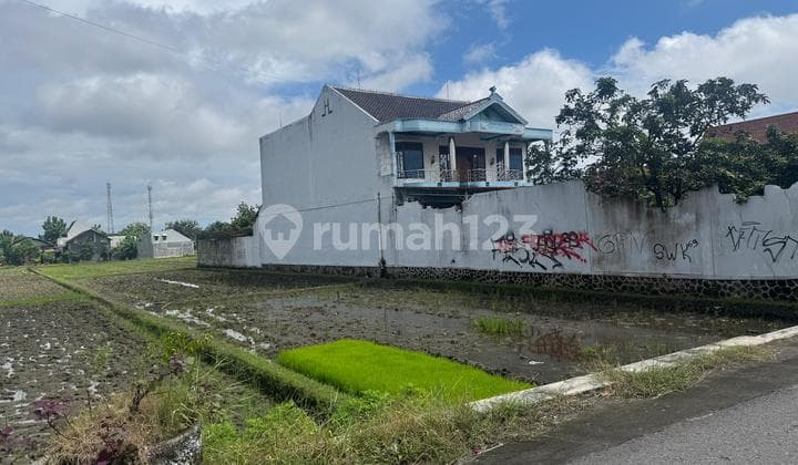 Tanah Luas Pinggir Jalan Strategis Lokasi Jogonalan Bantul Yogyakarta