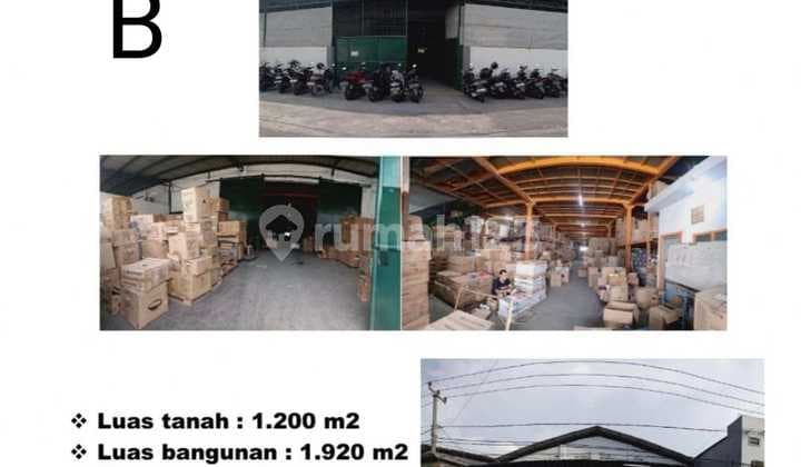 Dijual Pergudangan 2100M2 Jl Raya Prancis Dadap Kosambi Tangerang Banten