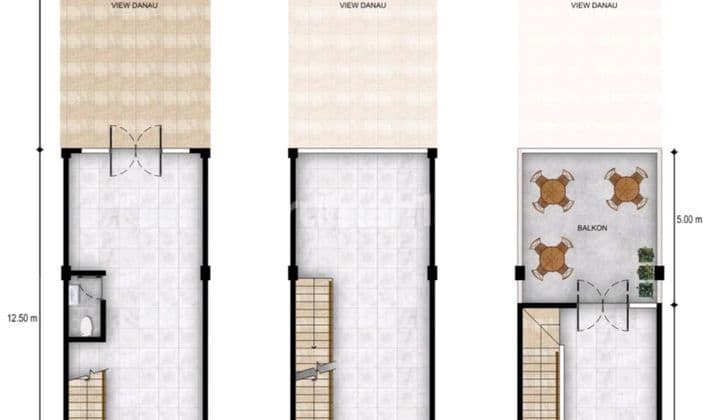 Rukan Stanford Promenade Pik2 - View Danau Langsung! Ruko di Pantai Indah Kapuk 2 15.25 M²