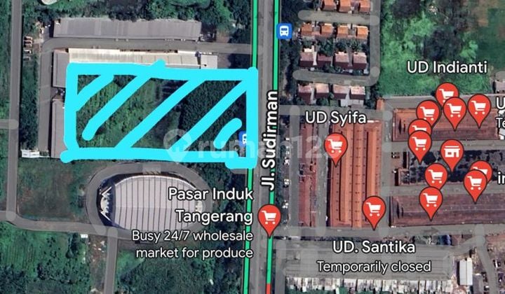 Dijual Lahan Komersial di Jalan Jendral Sudirman Tanah Tinggi Kota Tangerang Banten