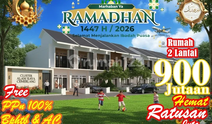 Rumah Blok E Cluster Baru di Alam Raya Bandara Soetta DP Ringan
