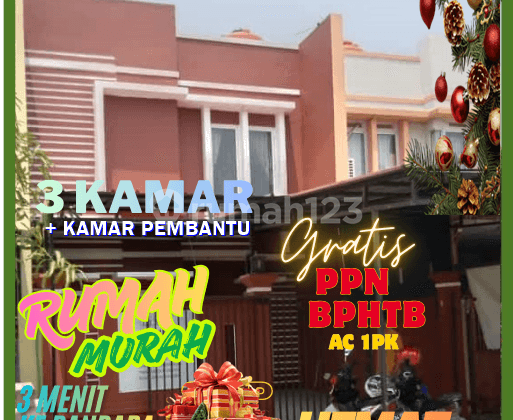 Rumah Siap Huni bisa KPR Ringan @ Alam Raya Bandara Menit ke Tol