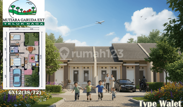 Comfortable and Secure House in Garuda Complex, Teluk Naga, 3 Minutes to PIK 2 Toll Road