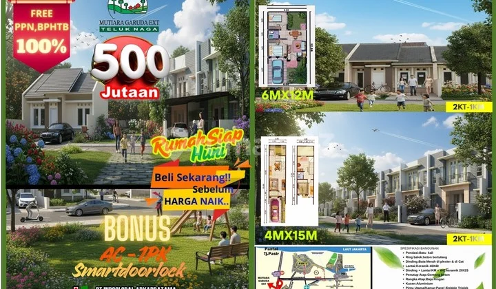 Rumah Baru 2026 Siap Huni Jual Murah Mutiara Garuda Teluk Naga