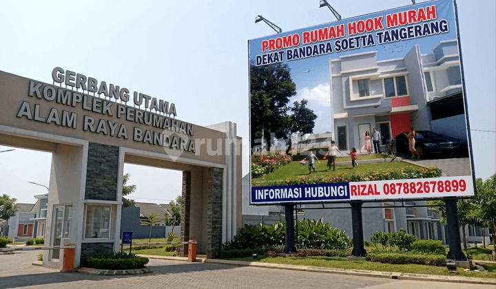 Rumah Baru Hook di Alam Raya Bandara Kamar 3 Free PPN dan BPHTB