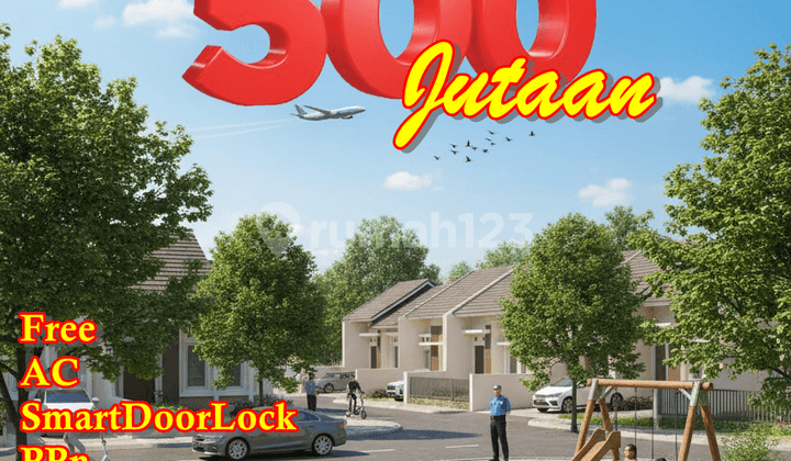 Rumah Super Murah di Komplek Garuda Teluk Naga Cicilan 3Jutaan