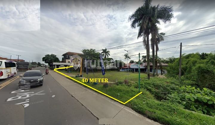 di Jual Tanah murah luas tanah 8.806 meter surat SHM Jl By Pass Jomin Karawang jawa barat