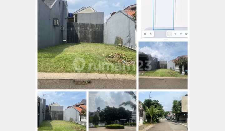 jual Tanah luas 125 surat SHM kota wisata Gunung Putri Bogor