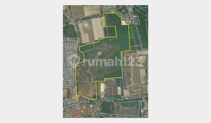 jual Tanah luas 4.7 hektar zona industri jl m toha Periuk kota Tangerang