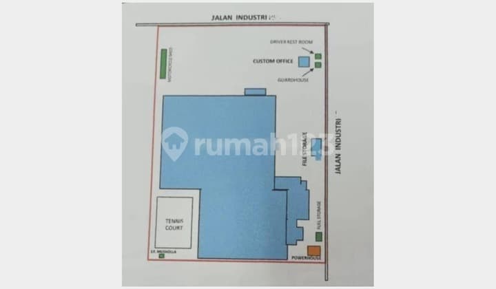 di jual Pabrik garmen luas tanah 1.6 hektar jatiuwung Jatake Tangerang