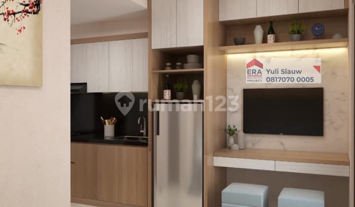 Dijual cepat apartemen puri Orchard jakarta barat 1 Kamar Tidur Furnished Bagus
