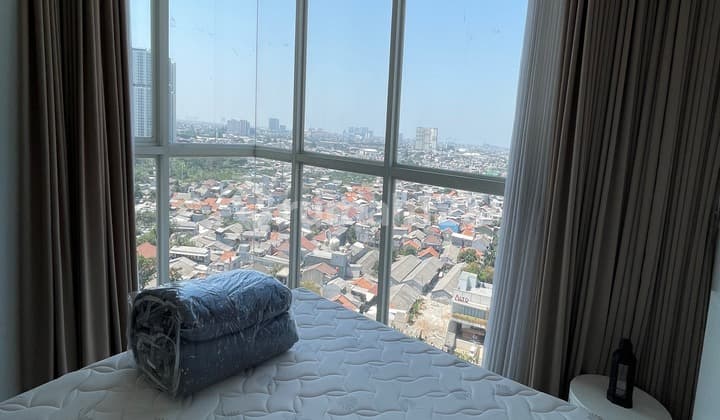 Murah Siap Huni Apartemen Ciputra International 1 Kamar Tidur Furnished Cantik Lantai Parket Kayu Lantai Tengah Siap Huni
