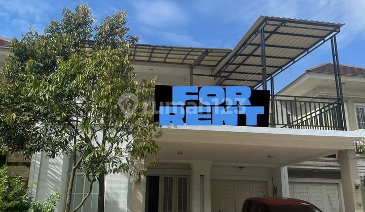 RUMAH CANTIK DI ALAM SUTERA 2 LANTAI SEMI FURNISH SIAP HUNI