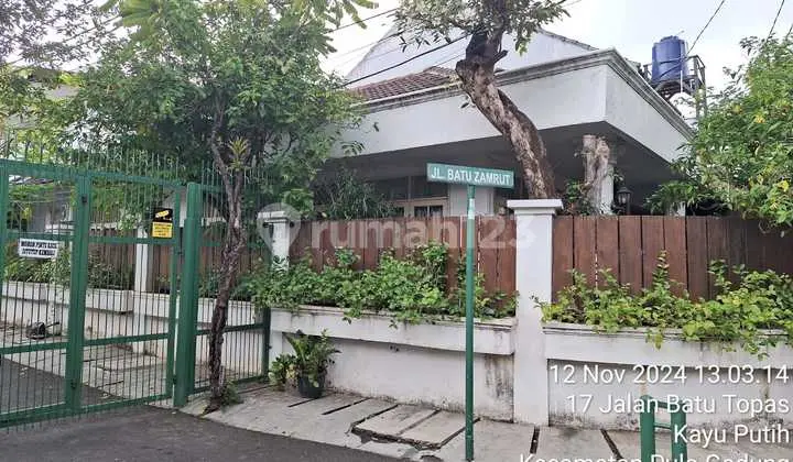 Rumah Dijual Di Jl Batu Zamrut Kayu Putih Jakarta Timur