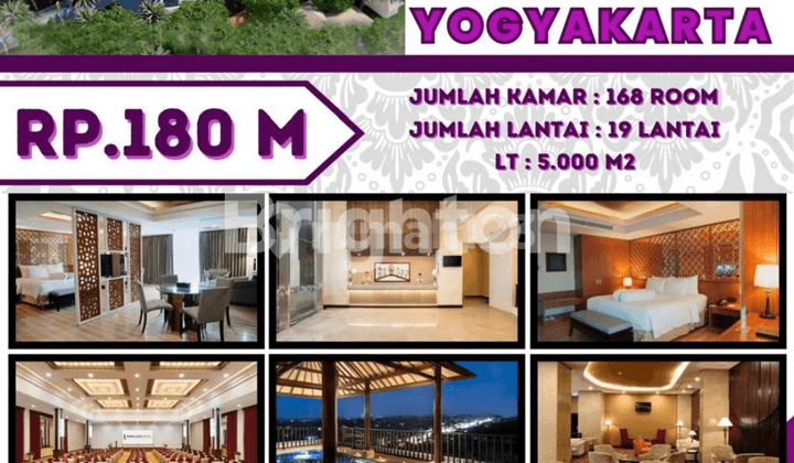 HOTEL BINTANG 4, 19 LANTAI DI KAWASAN PREMIUM YOGYAKARTA — 168 KAMAR OPERASIONAL, COCOK UNTUK INVESTASI BESAR DI SEKTOR HOSPITALITY HOTEL BINTANG 4, 19 LANTAI DI KAWASAN PREMIUM YOGYAKARTA — 168 KAMAR OPERASIONAL, COCOK UNTUK INVESTASI BESAR DI SEKTOR HOSPITALITY