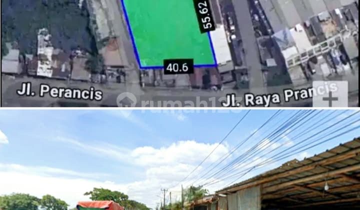 Dijual Lahan Strategis Jl Raya Prancis Benda Tangerang