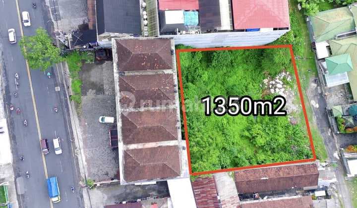 DIJUAL TANAH KAWASAN NIAGA - BANGUN KANTOR/GUDANG/KAVLING - Jl. GATSU BARAT DENPASAR BALI