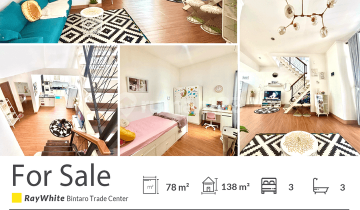 Rumah Terenovasi Semi Furnished Kompleks Neo Permata Bintaro 9