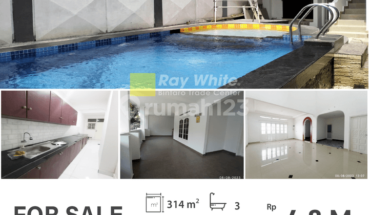 Rumah Modern Ada Kolam Renang @Bintaro Sektor 6