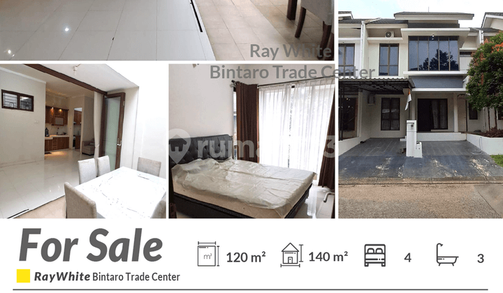 Jual Cepat Rumah Full Furnished Discovery Bintaro