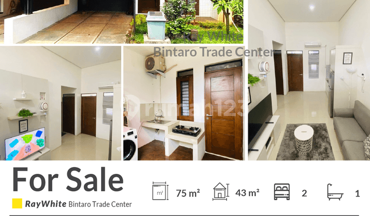 Rumah Minimalis Murah Furnished Dekat Stasiun Jurang Mangu