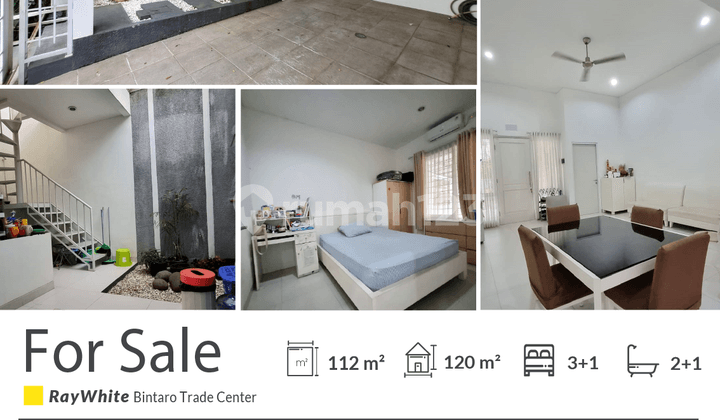 Rumah Cluster Murah di Graha Bintaro, Akses Tol Parigi