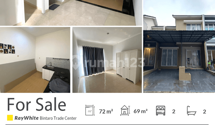 Jual Rumah Siap Huni Harga Murah Cluster di Graha Raya