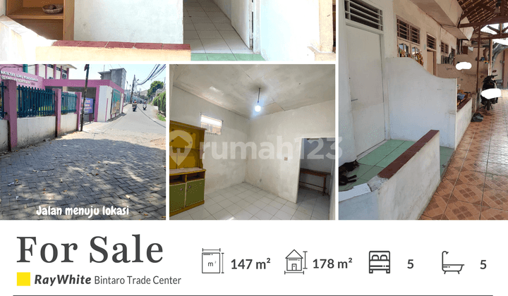 Dijual Rumah Kontrakan Tersewa di Poncol Indah Dekat MRT