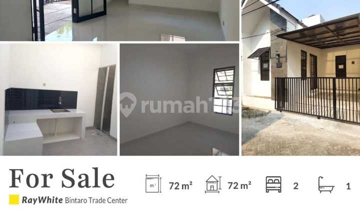 Rumah Baru Bangun 1 Lantai di Jalak Bali Graha Bintaro