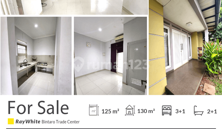 Rumah Murah Baru Renov Cluster Green Village Bintaro