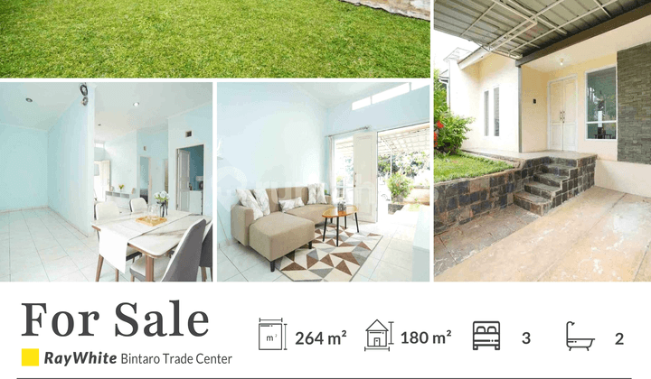 Rumah Siap Huni Tanah Luas @Pondok Cabe Pamulang