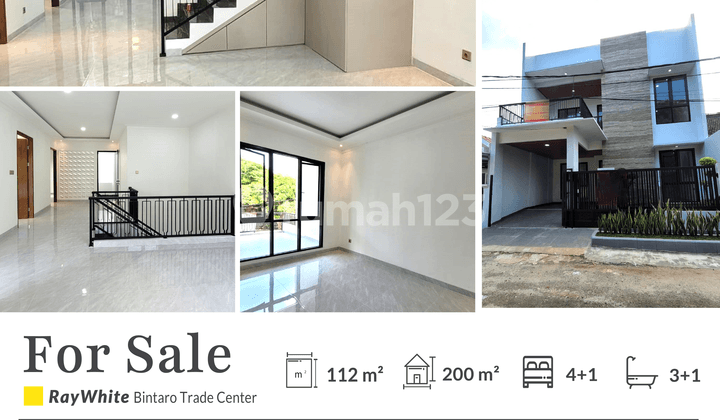 Rumah Brand New 2 Lantai Granit Modern di Graha Bintaro