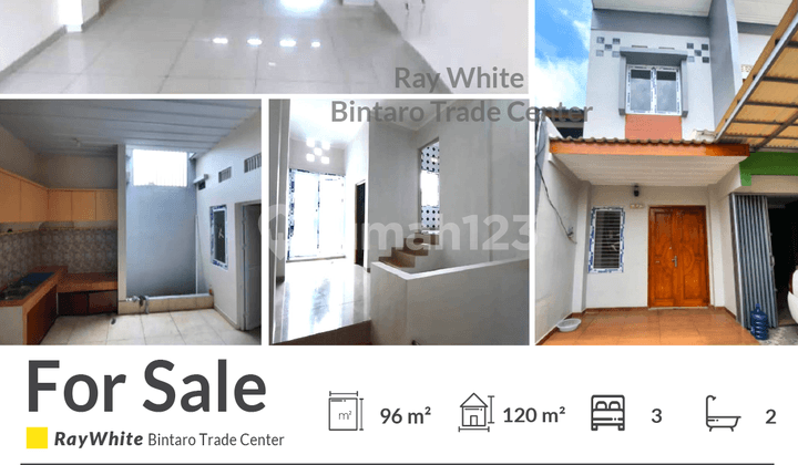 Rumah Murah Siap Huni di Villa Bintaro Regency