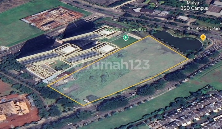 Jual Tanah Kav.komersil Lt. 24.329m2 Di Bsd City , Tangerang