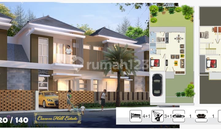 Dijual Rumah Baru Di Perumahan Crown Hill Estate Batam Centre