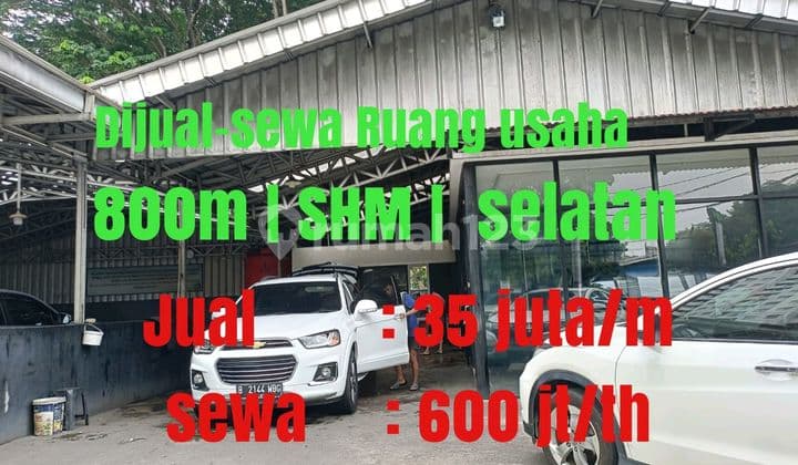 Jual Tempat Usaha Jalan Arjuna Samping Tol