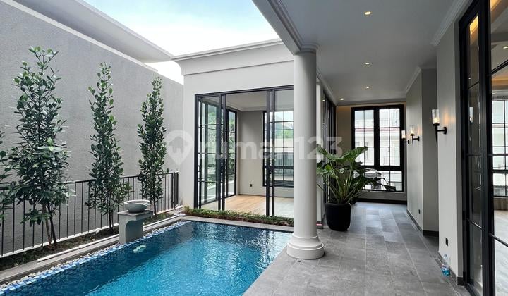 Brand New House American Classic Style At Kebayoran Baru 4 Floor With Private Swimming Pool & Private Salon N Spa