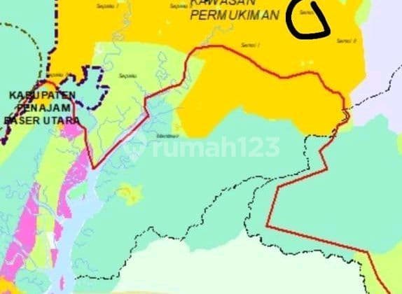 Strategis Kawasan Ikn Semoi 3 - 30 Ha SHM Rp 600Rb/M²