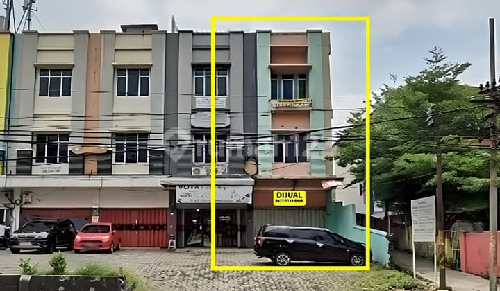 Jual Sewa Ruko Gandeng 2 Pintu 3 Lantai Jalan Diponegoro